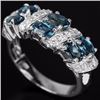 Natural London Blue Topaz 26 Carats Ring