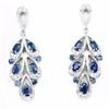 Natural Blue Sapphire Earrings