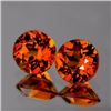 Natural Mandarin Orange Spessartite Garnet 7.00 MM- VVS