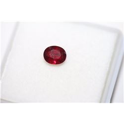 Natural Vivid Red Ruby 0.72 (5.7 MM) Carats