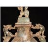 Image 2 : Antique Chinese Jade Carving Dragon Beast PiXiu Pot Jar