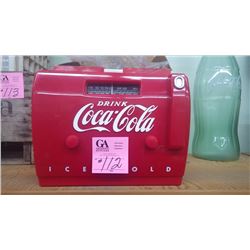 COCA-COLA AM-FM RADIO WITH CASSETTE PLAYER (UNUSED IN BOX)