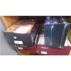1 6 PIECE "ROOTS" VHS TAPES, 7 PIECE ROOTS "THE NEXT GENERATION", "GODFATHER SEGA" 1, 2 AND 3 (UNOPE