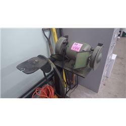 1 H.D. ENGINE STAND WITH MOUNTED BENCH GRINDER