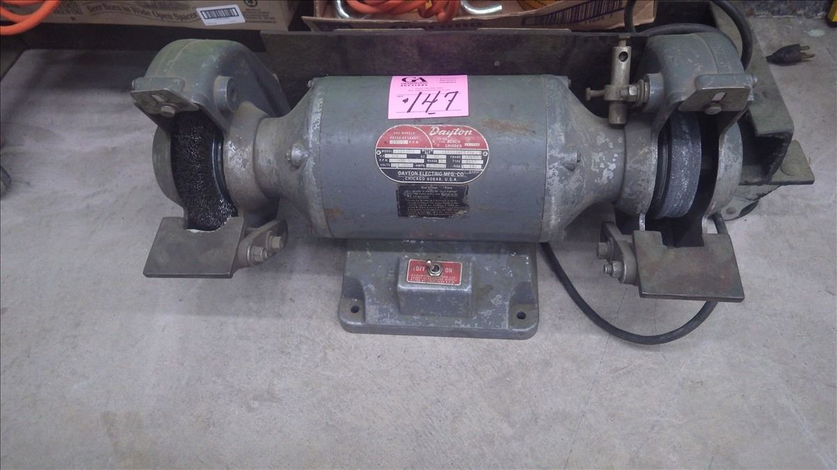 Dayton 3 4 Hp H D Bench Grinder