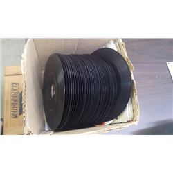 1 BOX ASSORTED 45 RPM RECORDS, CONSISTING OF ELVIS PRESLEY, BUDDY HOLLY, BOBBY DARREN, KITTY WELLS, 