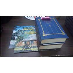 1 SET OF 2 "BEAVER LUMBER" HOUSE PLAN BOOKLETS, MARK TWAIN HARD COVER CONDENSED 7 STORY BOOK, JACK L