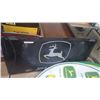Image 4 : TRAY WITHJD WALL PLAQUES, LISENCE PLATE, HANGINGPRAIRIE SCENE ORNAMENT, PLUS CASE WITH VARIOUS CD'S