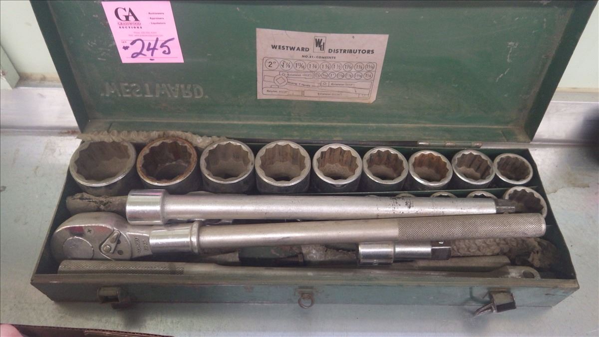 WESTWARD 3/4" DRIVE SOCKET SET