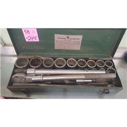 WESTWARD 3/4" DRIVE SOCKET SET (COMPLETE)