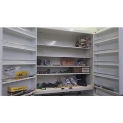 CONTENTS ONLY OF METAL PARTS CABINET CONSISTING OF JD 720 PARTSINCLUDES TACHOMETER, PS PUMP, VOLTAGE