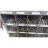 Image 4 : METAL BOLT BIN 72  COMPARTMENT WITH CONTENTS