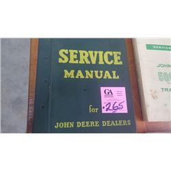 JD SERVICE MANUAL CIRCA 1950'S