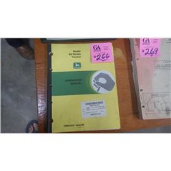 JD SERVICE MANUAL 60 SERIES CIRCA 1950'S