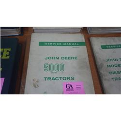 JD SERVICE MANUAL 5000 SERIES CIRCA EARLY 1960'S