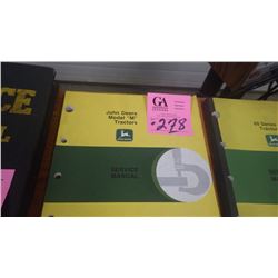 JD SERVICE MANUAL FOR MODEL M TRACTORS