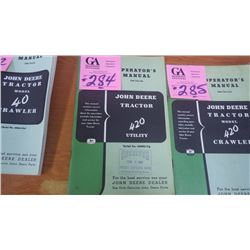 JD OPERATORS MANUAL FOR 420 JD UTILITY TRAILER