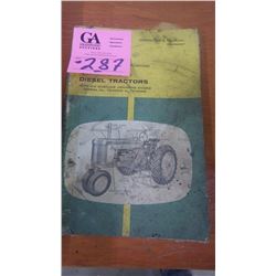 JD OPERATORS MANUAL FOR 720 DIESEL TRACTOR ELECTRIC START