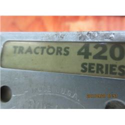 JD SERVICE MANUALFOR 420 CRAWLER TRACTORS