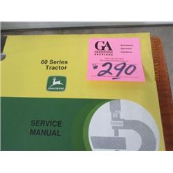 JD SERVICE MANUAL FOR 60 SERIES TRACTOR