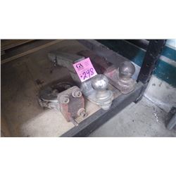 2 RECIEVER HITCHES 2 5/16" PLUS PINTLE HITCH