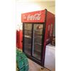 Image 1 : CORNELIUS DOUBLE SLIDING DOOR COCA COLA COOLER IN GOOD WORKING ORDER