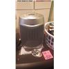 Image 3 : 3 SHELF PLASTIC STAND, LASKA CERAMIC ELECTRIC HEATER, BASKET WITH 10 SMALL PHOTO ALBUMS