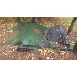 PALLET OF H.D. RUBBER MATTS (APPROX 4 X 8) FOR TRAILER