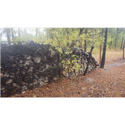 LARGE STACK OF POPLAR FIREWOOD (APPROX 2 CORDS)