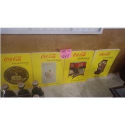 VOLUMES 1,2,3,4 OF COCA-COLA COLLECTABLES