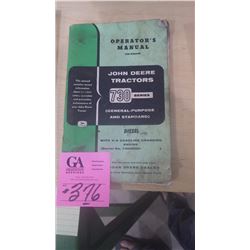 J.D. OWNERS MANUAL "730" DIESEL GAS START