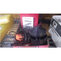 2 ELIMINATOR BATTERY CHARGERS AND FIRST AID KIT