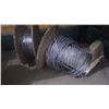 Image 4 : TWO PAILS AND TWO SPOOLS OF FENCING SUPPLIES INCLUDING STAPLES, INSULATORS AND NAILS