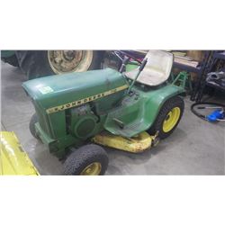 JD 112 GARDEN TRACTOR WITH MOWER ATTACHMENT RUNNING GOOD