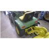 Image 3 : JD 112 GARDEN TRACTOR WITH ROTOTILLER ATTACHMENT RUNS GOOD
