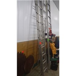 APPROX 20' ALUMINUM EXTENTION LADDER