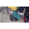 Image 2 : GROUPING INCLUDES LIFE VEST, RAIN GEAR, CABELLA FISHING TACKLE BOX, SUSPENDERS, ETC.