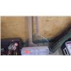 Image 3 : FISHING EQUIPMENT INCLUDES ROD HOLDER, NET,AND LARGE TACKLE BOX