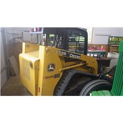 2009 JOHN DEERE CT315 2.4L TURBO CHARGED DIESEL TRACK LOADER 49HP AND 1500LB OPERATING CAPACITY, SEL