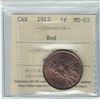 Image 1 : 1913 Canada 1-Cent ICCS MS65 RED