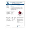 Image 2 : 4.04 CTW Ruby & Diamond Ring 14K White Gold - REF-85M5F - 13300