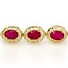 Image 2 : 12.75 CTW Ruby Bracelet 10K Yellow Gold - REF-118M2F - 11690