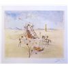 Image 1 : Salvador Dali COSMIC HORSEMAN  Limited Edition Plate Signed Lithograph W/COA