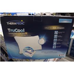 PAIR OF THERAPEDIC TRU COOL DIAMOND DELUXE PILLOWS