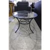 Image 2 : GLASS TOP COFFEE TABLE