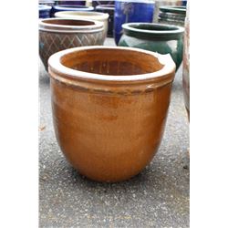 VIETNAMESE GLAZED PLANTER 15IN