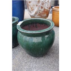 VIETNAMESE GLAZED PLANTER 14.5 IN