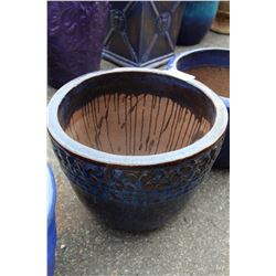 VIETNAMESE GLAZED PLANTER 15.5 IN