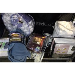 SHELF LOT - SNOOGLE, LOUNGER FOR BABY, MANY MORE HOUSEHOLD ITEMS