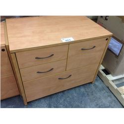 MAPLE 4 DRW. MULTI  FILE CABINET. LOCKING WITH KEY, BRAND NEW